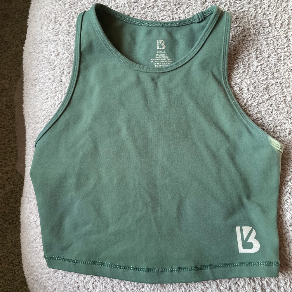 Buffbunny Forest Green Crop Top